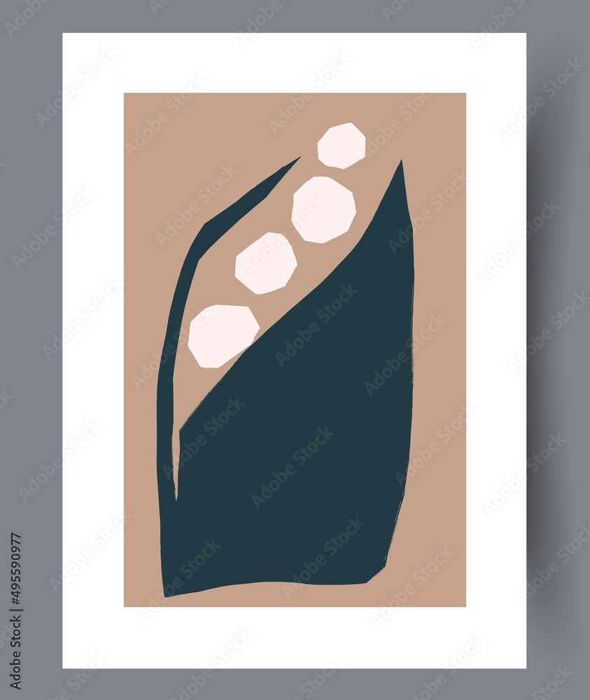 Fototapeta premium Printable wall art vector poster set vector.