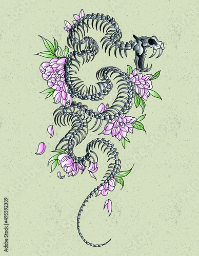 skeleton snake peony