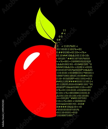 Apple with source code