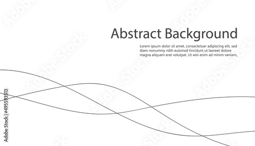Background vector. Simple abstract vector pattern with wavy lines. Cover design for banner, flyer, report, brochure, commercial etc. Vector design illustration image EPS10