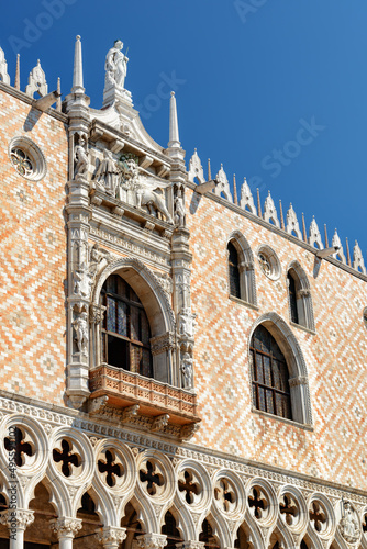 Facade of The Doges Palace, Venice