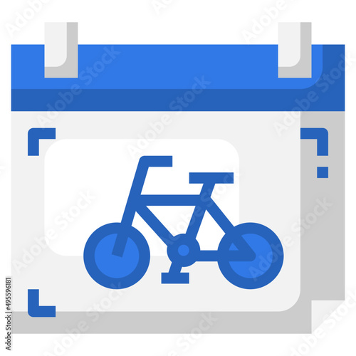 CALENDAR flat icon,linear,outline,graphic,illustration