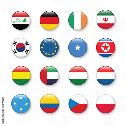 World Flag icon set in Circle , vector Design Elemant illustration Free Download World Flag icon set in Circle , vector Design Elemant illustration - GFXLoad