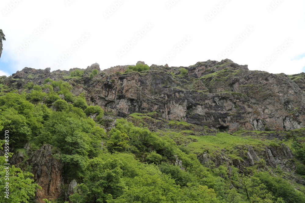 mountains and villages surrounded by green forests.turkey mountains and villages surrounded by green forests.turkey