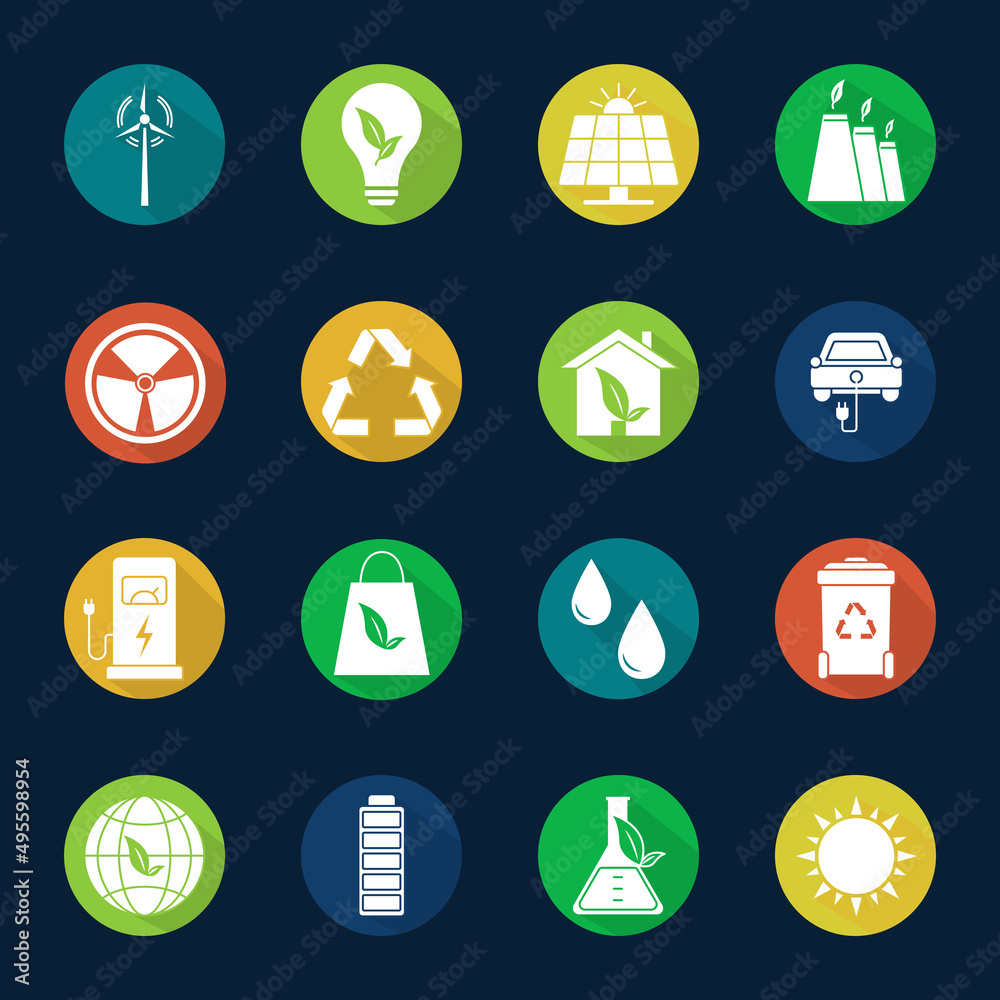 Green energy icons_09 Green energy icons_09