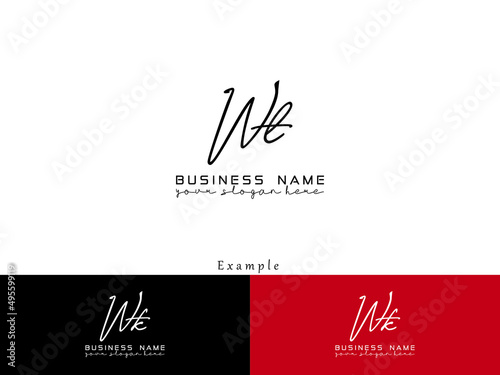 Letter WL Logo Icon Design, Signature Wl lw Letter Logo Image Design For your creative Business photo