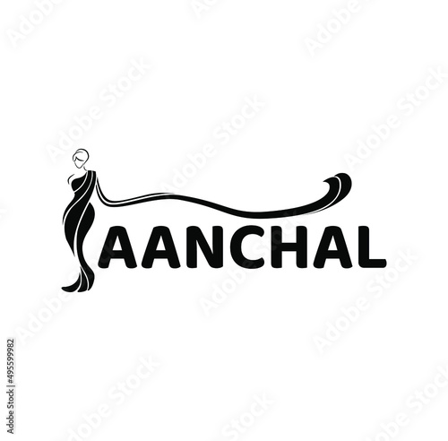 Aanchal Saree brand name. Aanchal is hindi world it means women cloths.