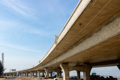 Road and bridge construction under construction.