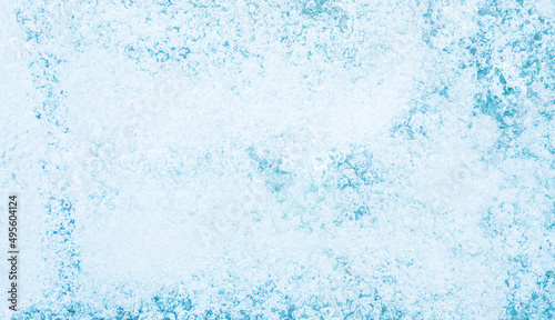 Ice texture background,blue monochrome.