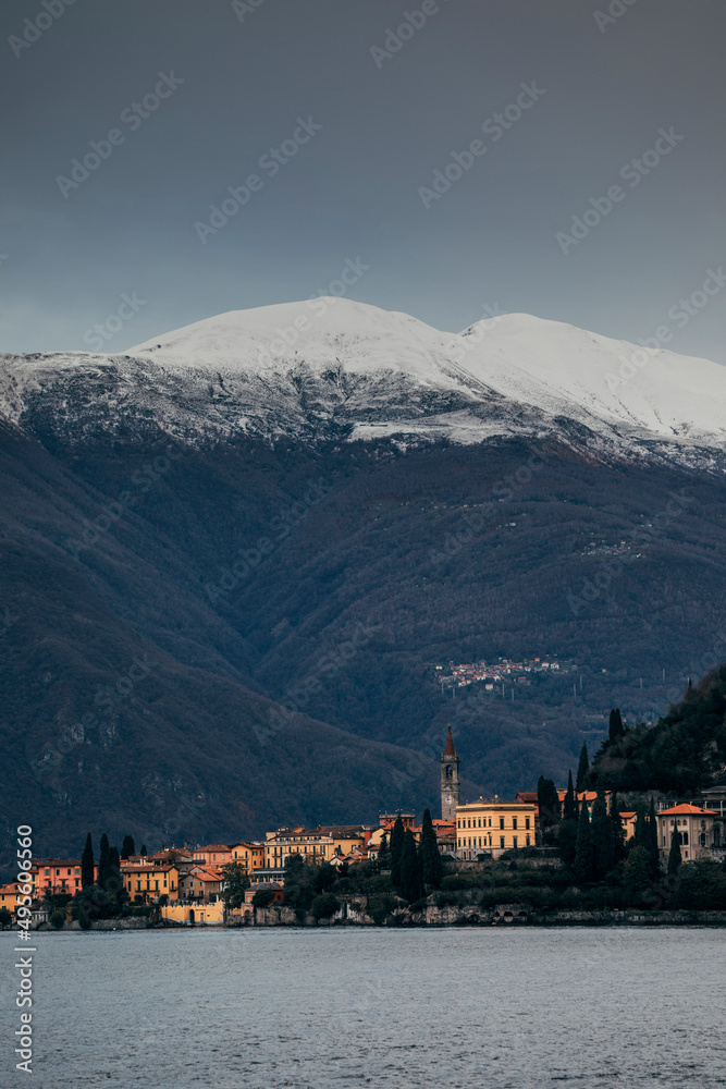 morning view of varenna on lake como morning view of varenna on lake como