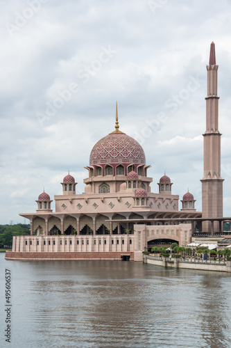 The Putra Mosque in Putrajaya, Malaysia