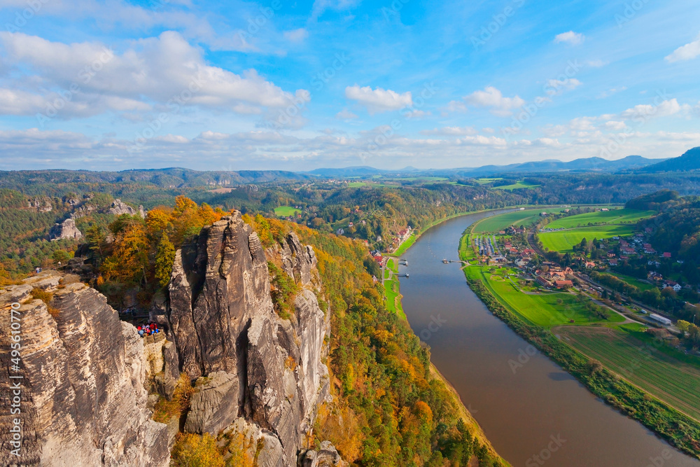 Herbst in der Sächsischen Schweiz, Deutschland