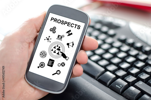 Prospects concept on a smartphone