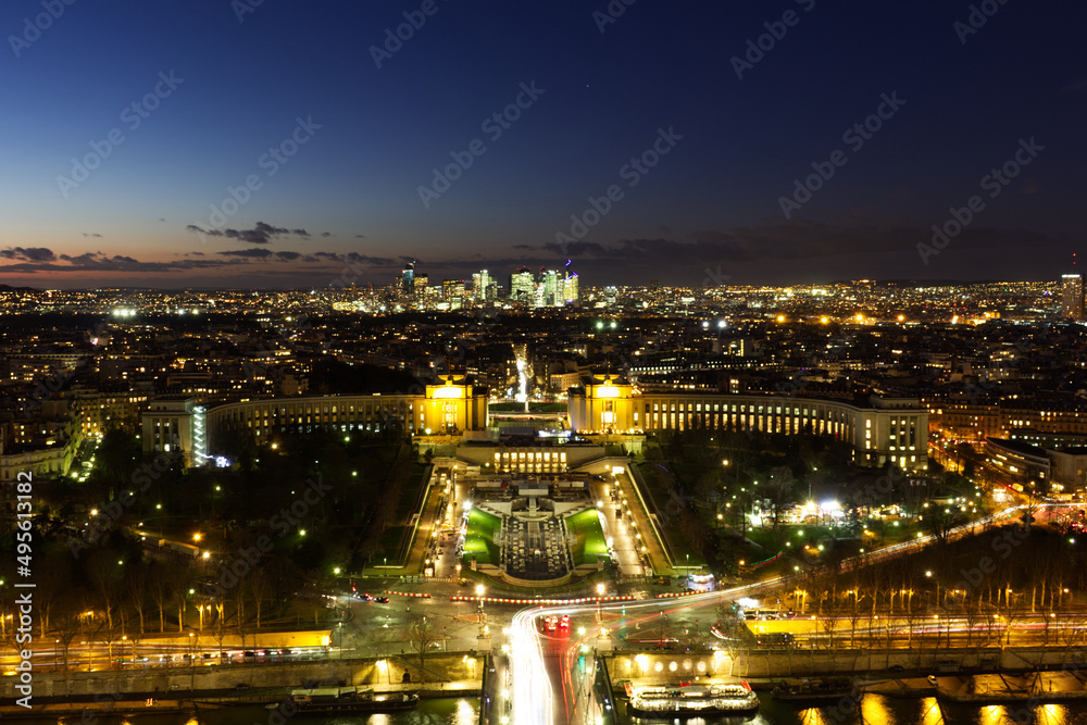 Long Exposure From The Eiffel Tower