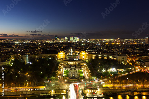Long Exposure From The Eiffel Tower © Jake