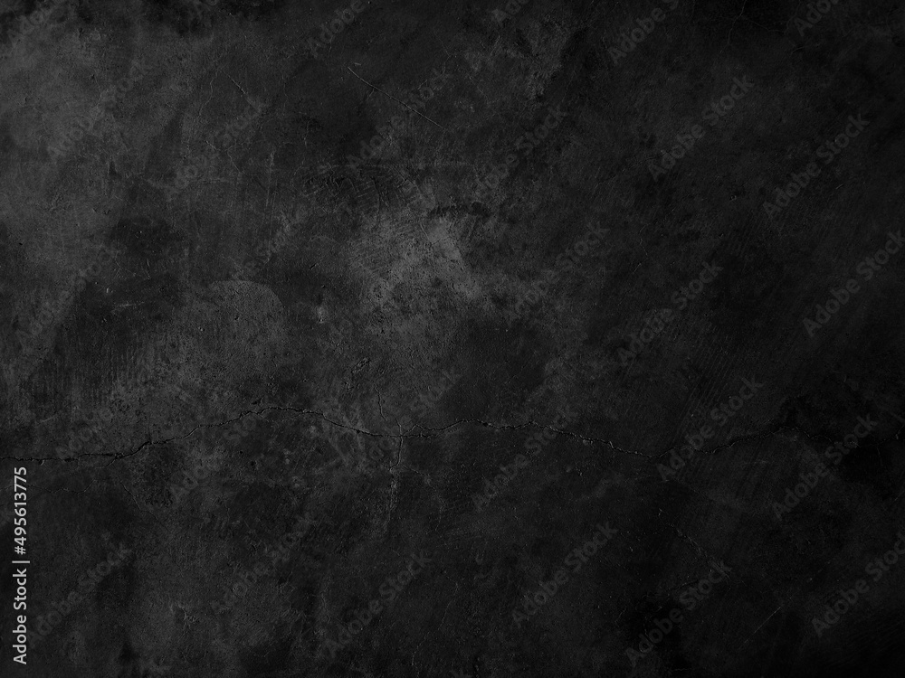 Dark cement wall background in vintage style for graphic design or wallpaper