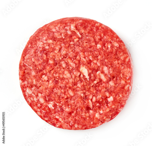 Raw hamburger