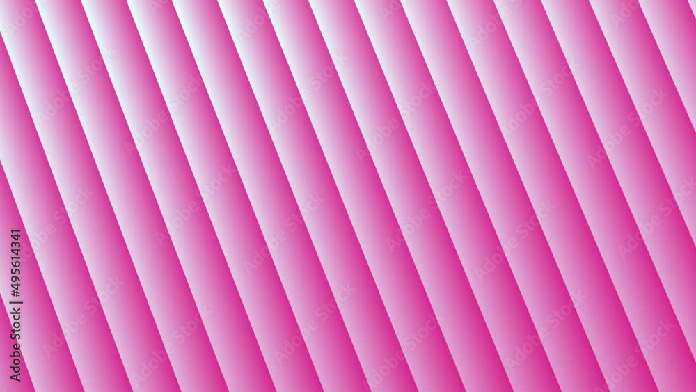 Striped background in motion. Neutral backdrop with stripes and bands. Neutral minimal geometric backdrop. Loopable Flat design