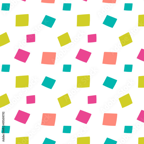 seamless pattern of colorful paper