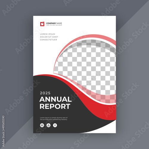 Cover design template corporate business annual report brochure poster company profile catalog magazine flyer booklet leaflet.