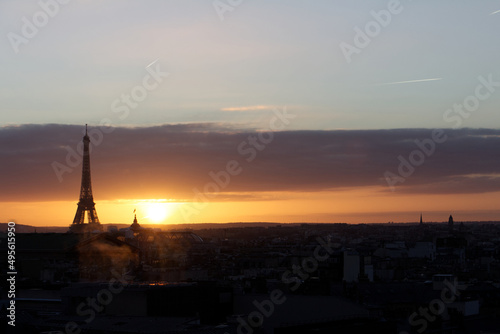 Panoramic Sunset From Galeries Lafayette