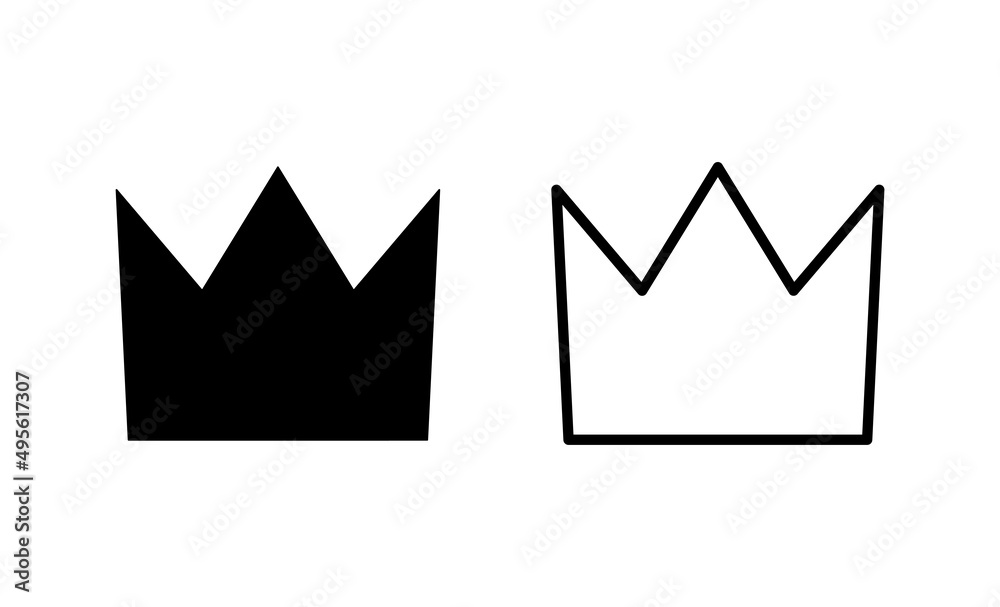 Crown icon vector. crown sign and symbol Crown icon vector. crown sign and symbol