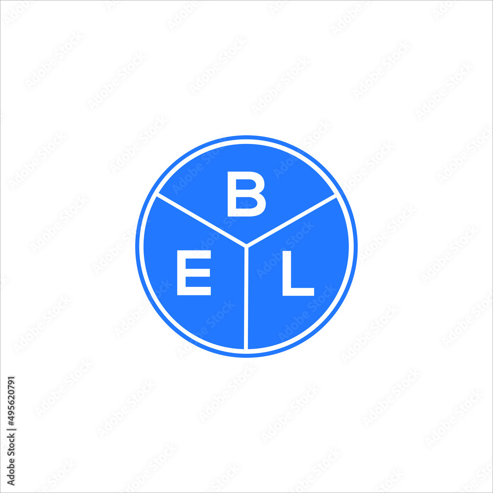 BEL letter logo design on White background. BEL creative initials letter logo concept. BEL letter design. 