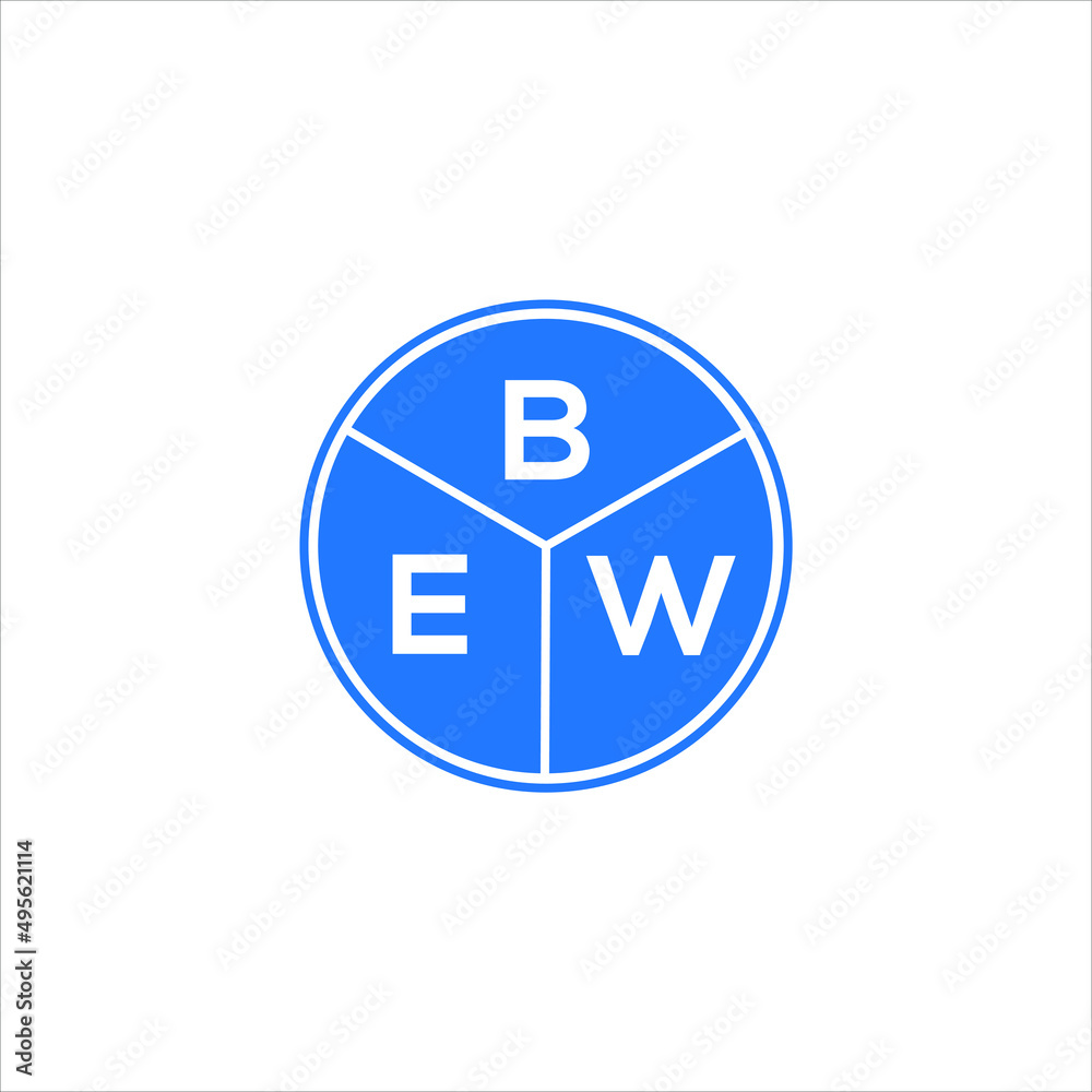 BEW letter logo design on White background. BEW creative initials letter logo concept. BEW letter design. BEW letter logo design on White background. BEW creative initials letter logo concept. BEW letter design.