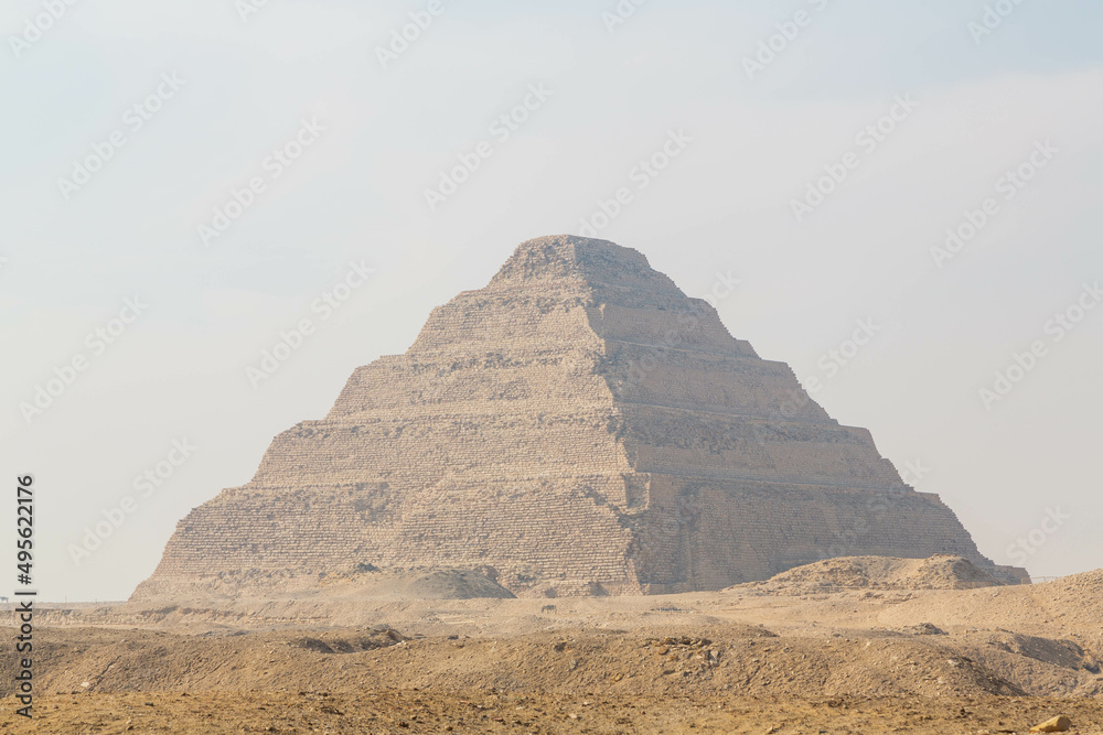 Pyramid of Djoser (Step Pyramid), is an archaeological remain in the ...