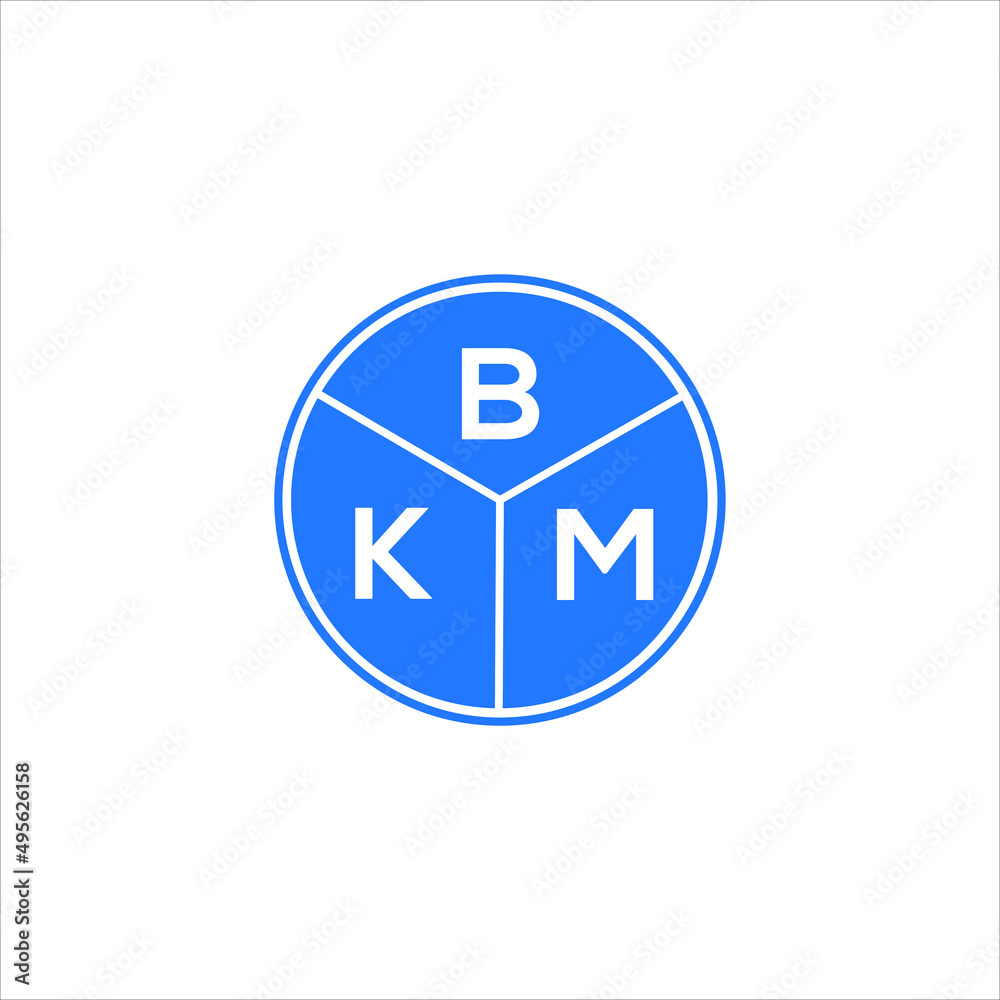 BKM letter logo design on white background. BKM creative circle letter logo concept. BKM letter design. BKM letter logo design on white background. BKM creative circle letter logo concept. BKM letter design.