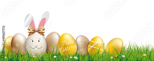 Frohe Ostern Banner