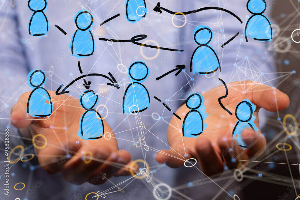 people network structure HR - Human resources management and recruitment people network structure HR - Human resources management and recruitment