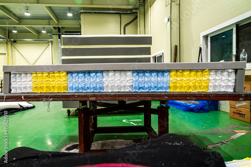 Production Block springs for mattresses. Pocket independent   9 different zones,  
quality and modern