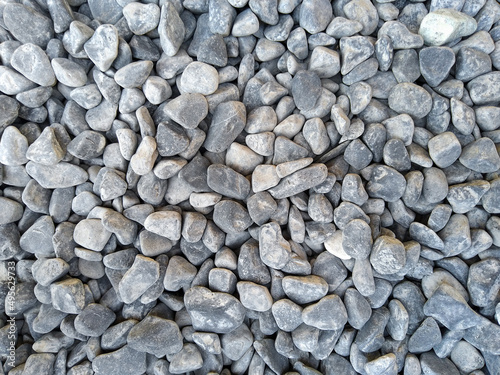 landscaping natural stones grey marble pebbles photo