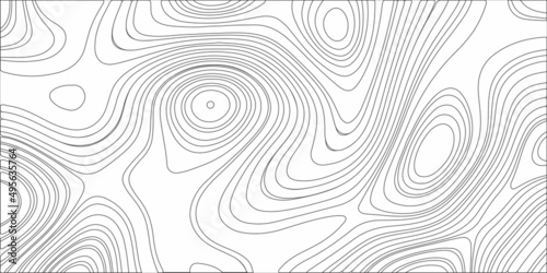 Abstract design with black and white abstract background. The concept of a conditional geography scheme and the terrain path. Wide size. Map on land vector terrain Illustration 