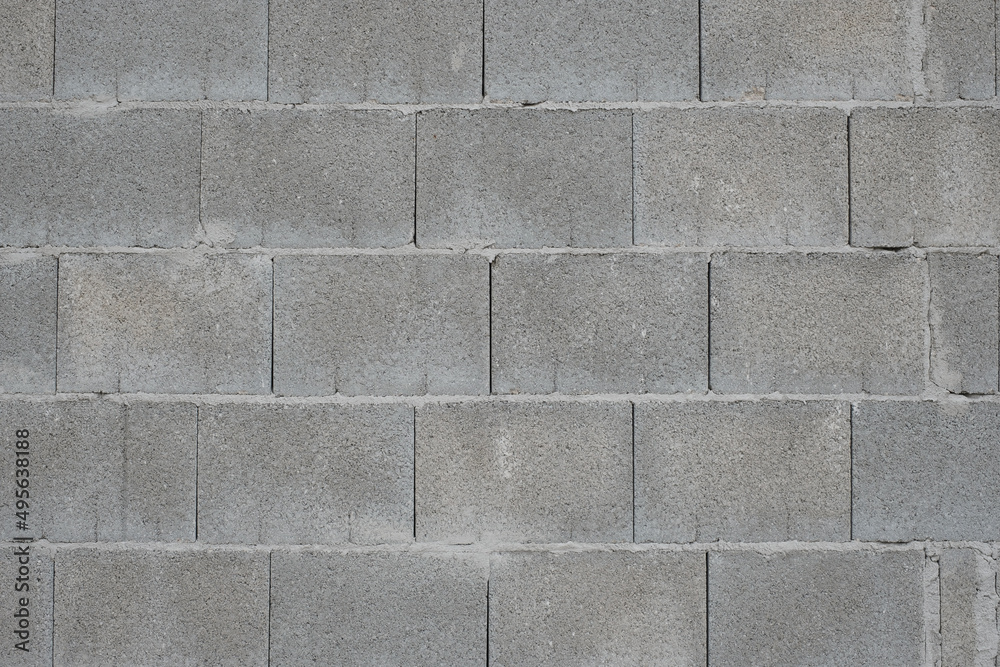 custom made wallpaper toronto digitalSteinmauer aus grauen Industrie-Steinen (Mauer / Textur)