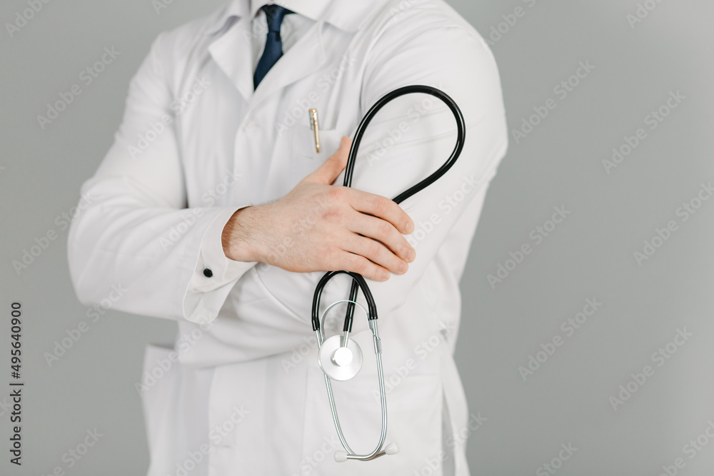 smiling doctor with laptop smiling doctor with laptop