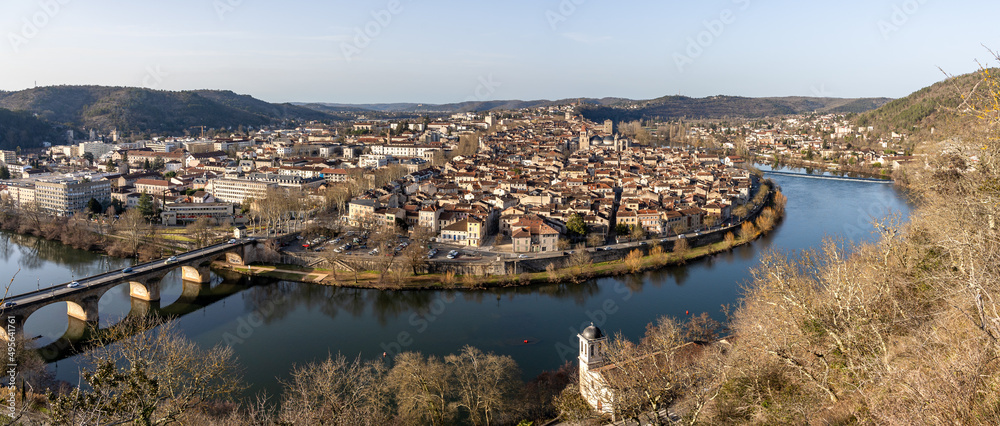 Panorama de Cahors et du Lot