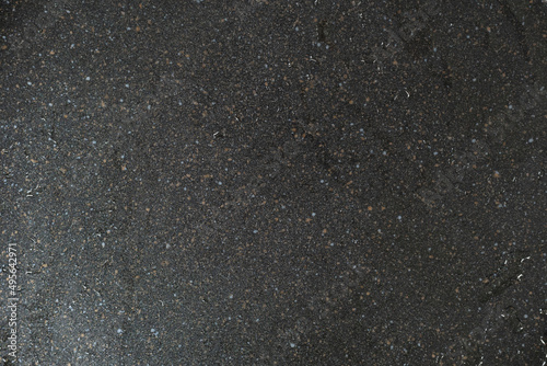 Wet gray asphalt, abstraction, background