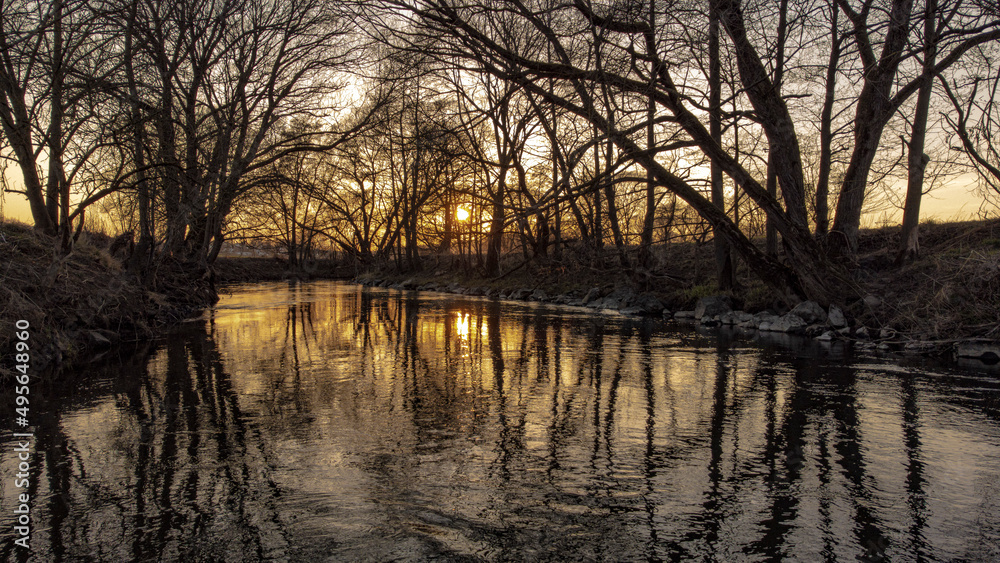 Sonnenuntergang in Altenkunstadt 