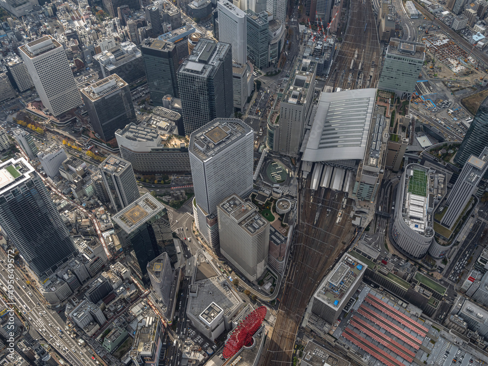 Fototapeta premium 大阪梅田