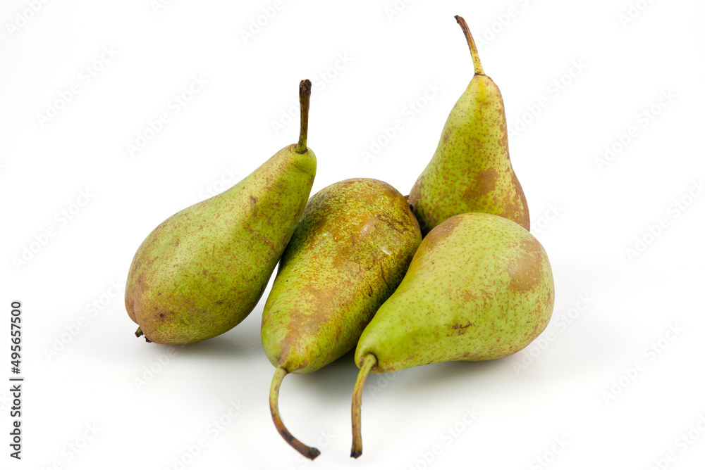 pears on a white background pears on a white background
