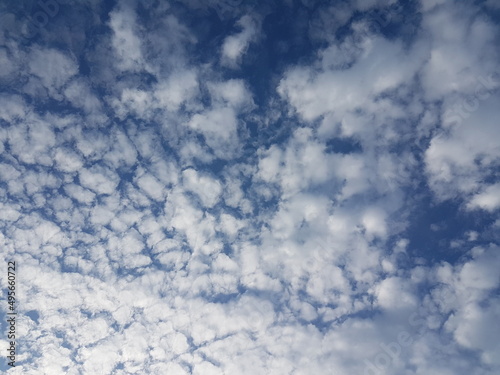 Clouds in a blue sky