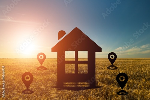 Slika na platnu Real estate concept
