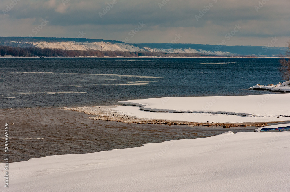 The Zhigulyov Mountains and the Volga River on a spring day!