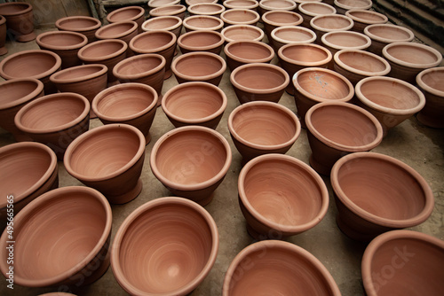 Clay mortars for thai cooking, Hand made