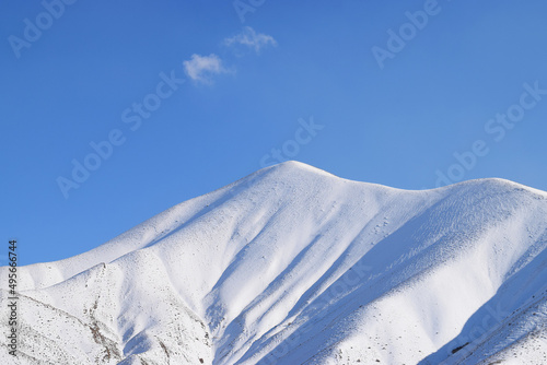 snowy mountain landscape