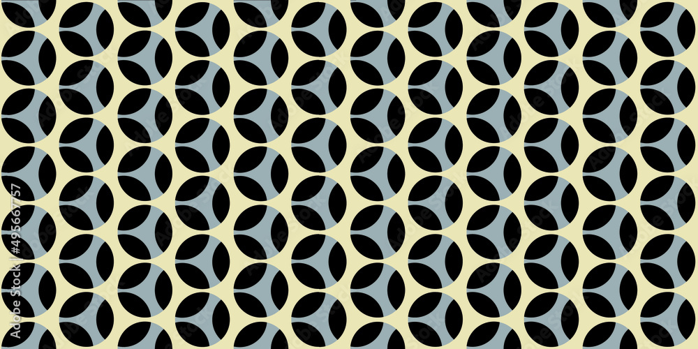 Abstract seamless pattern. Artistic geometric ornamental circle backdrop. Good for fabric, textile, wallpaper or package background design Abstract seamless pattern. Artistic geometric ornamental circle backdrop. Good for fabric, textile, wallpaper or package background design