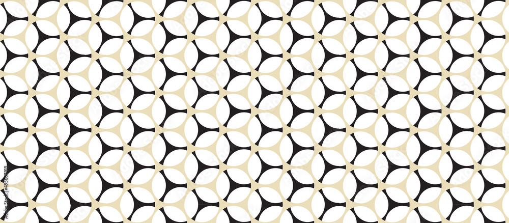 Abstract seamless pattern. Artistic geometric ornamental backdrop. Good for fabric, textile, wallpaper or package background design