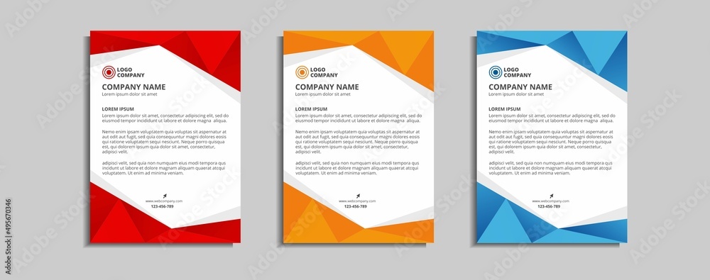 modern corporate letterhead template design modern corporate letterhead template design